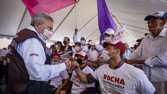 Rubén Rocha Moya en Badiraguato