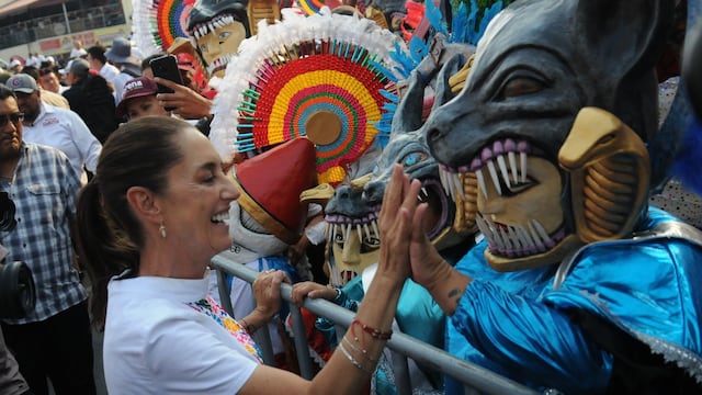 Claudia Sheinbaum, candidata presidencial de la coalición Sigamos Haciendo Historia