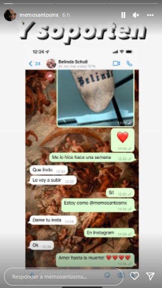Se tatúan nombre de Belinda