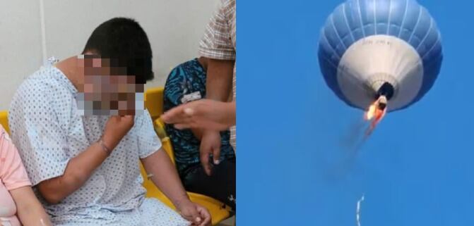 Detienen al piloto del globo aerostático que se incendió en Teotihuacán