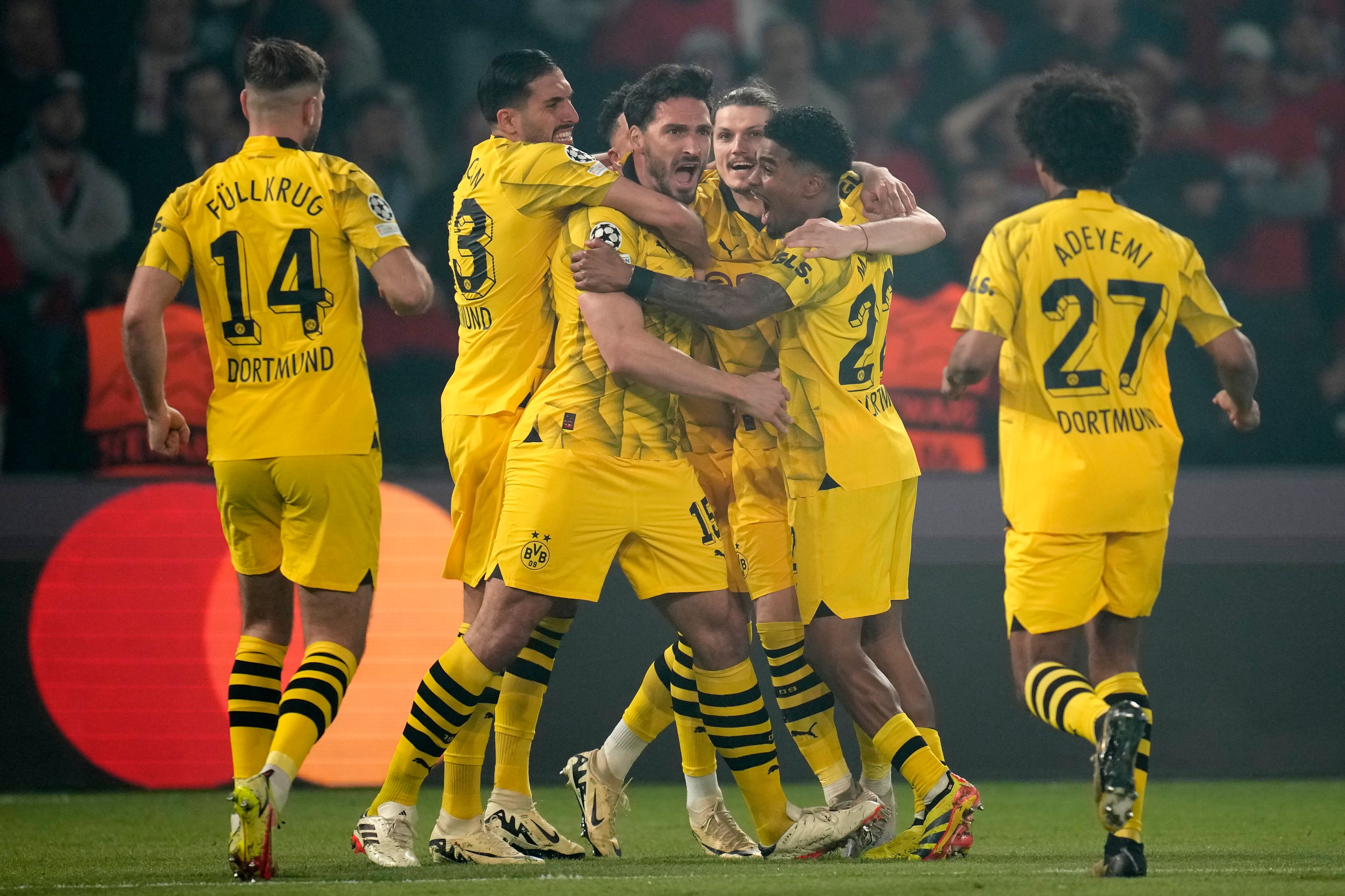 Borussia vs PSG en Champions