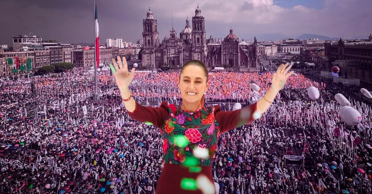Claudia Sheinbaum más de 400 mil personas acudieron al Primer Informe