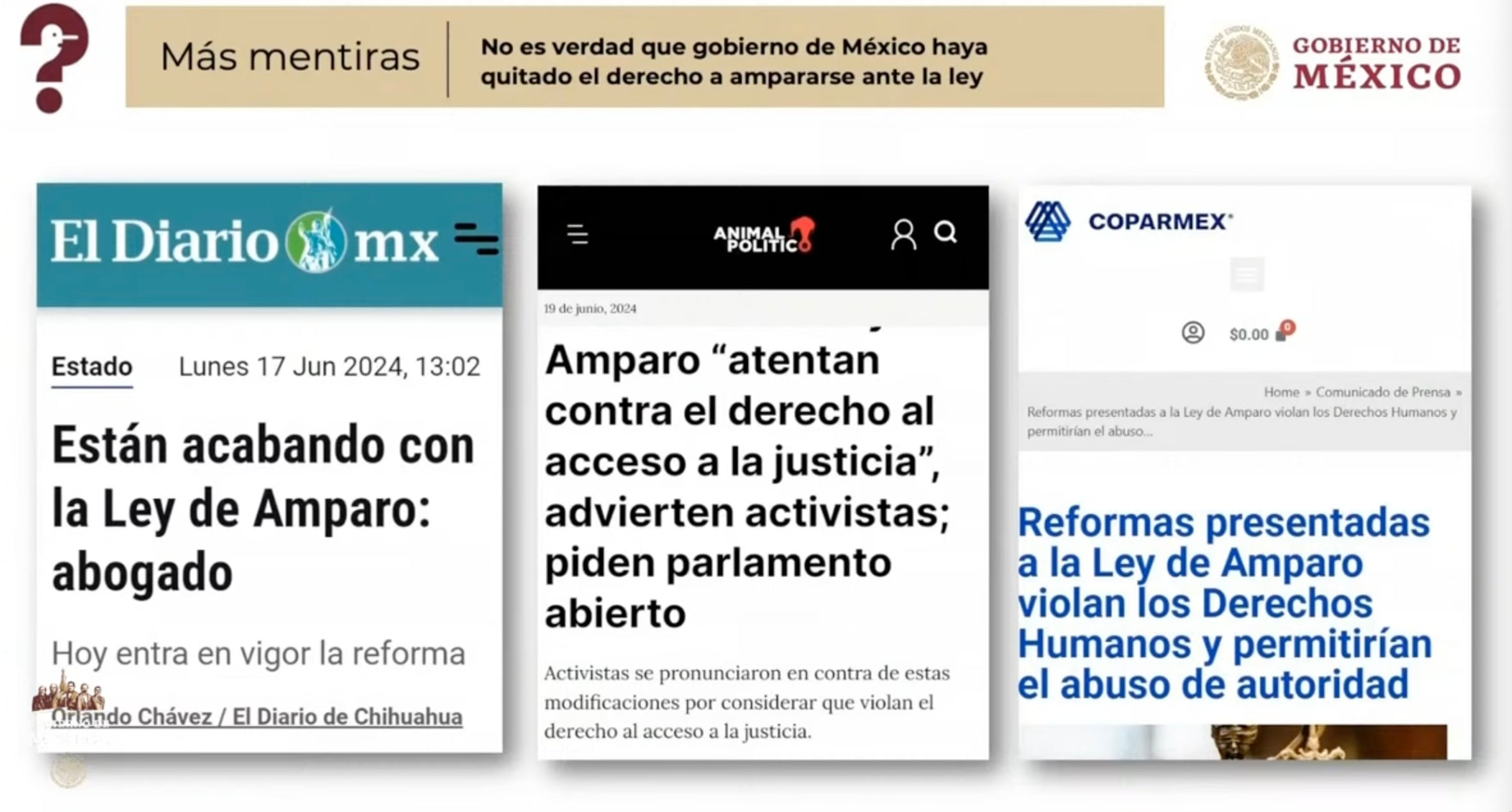 Mentiras de la semana del 19 de junio