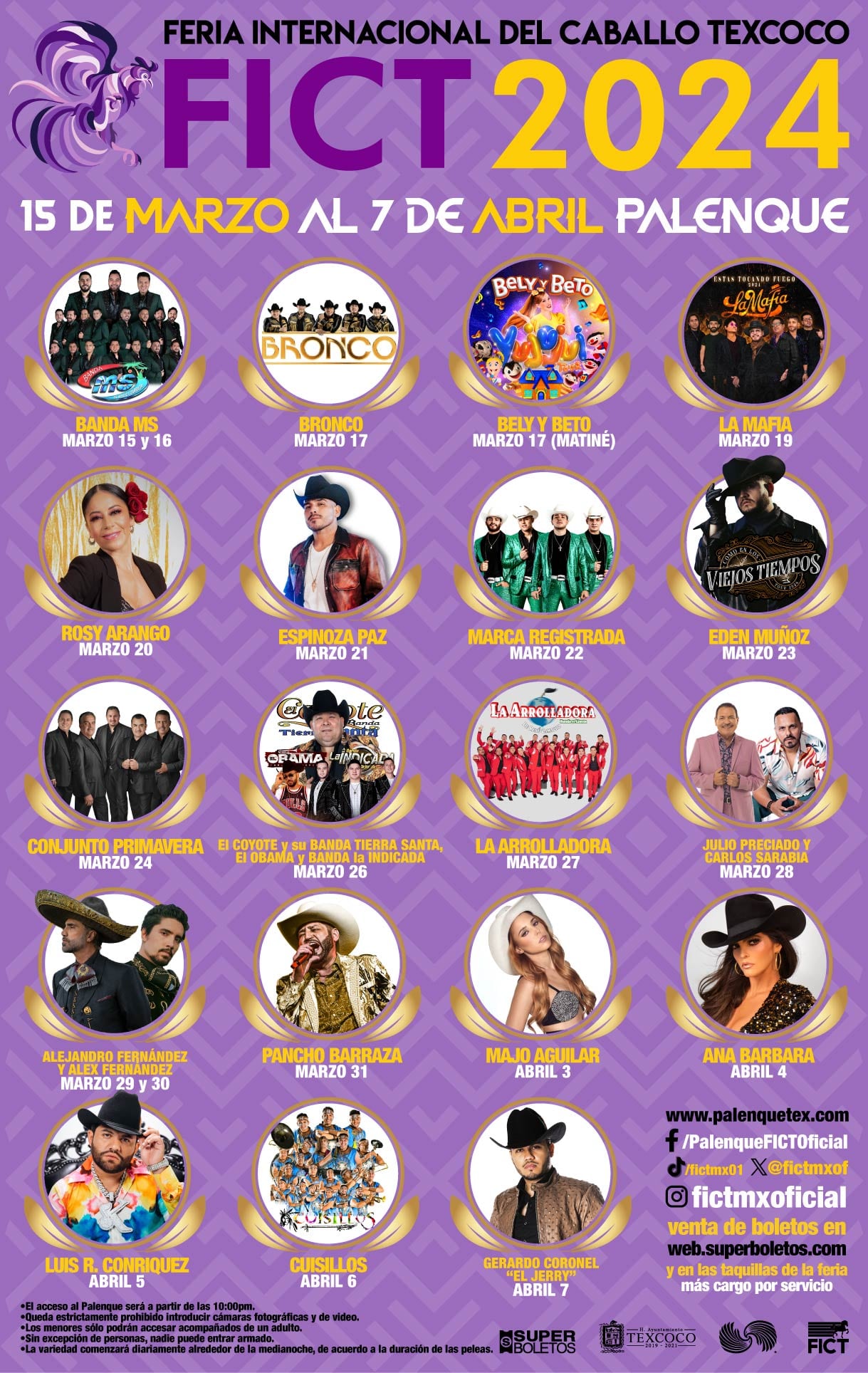 Cartel del Palenque de la Feria del Caballo 2024