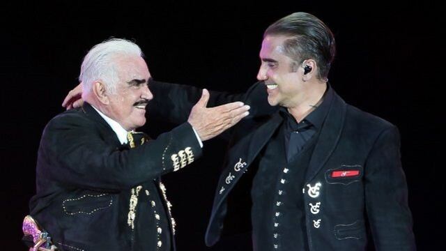 Vicente Fernández y Alejandro Fernández