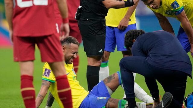 Neymar sufrió una lesión en Qatar 2022