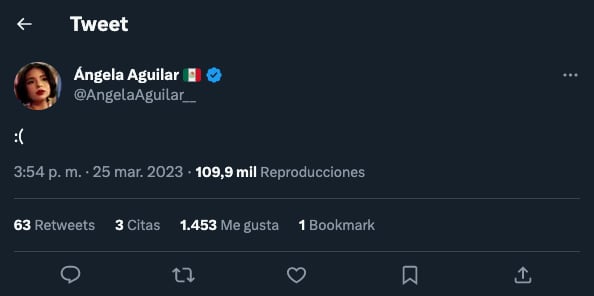 Ángela Aguilar se despide de sus abuelo materno en redes sociales