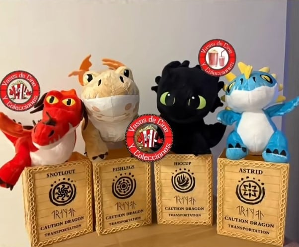 Palomeras de Cómo Entrenar a tu Dragón live action de Cinépolis