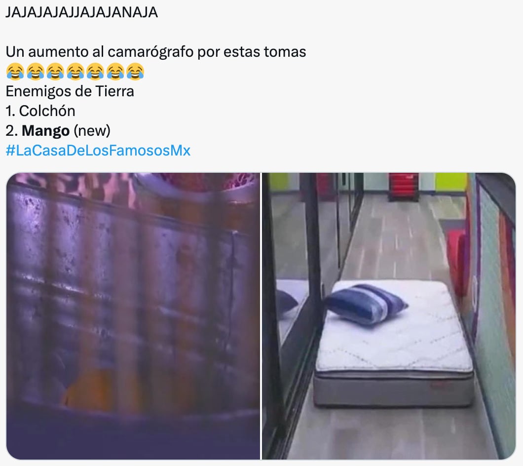 Memes del mango de Briggitte Bozzo en La Casa de los Famosos México 2024