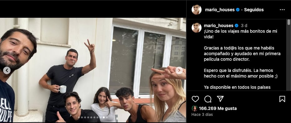 Mario Casas tuvo uno de los mejores viajes de su vida y sin Eiza González