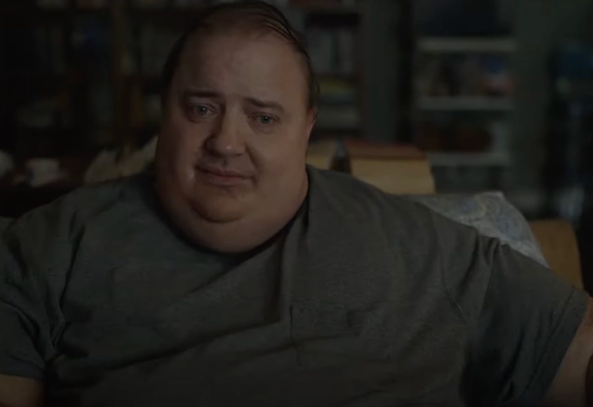 Brendan Fraser en el primer tráiler de The Whale