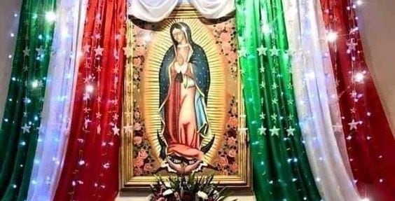 Altar a la Virgen de Guadalupe