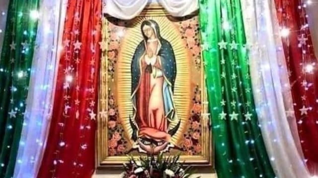 Altar a la Virgen de Guadalupe