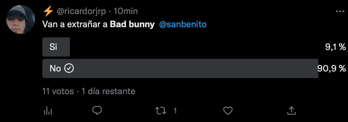 ¿Bad Bunny no soportó? Vuelve privada su cuenta