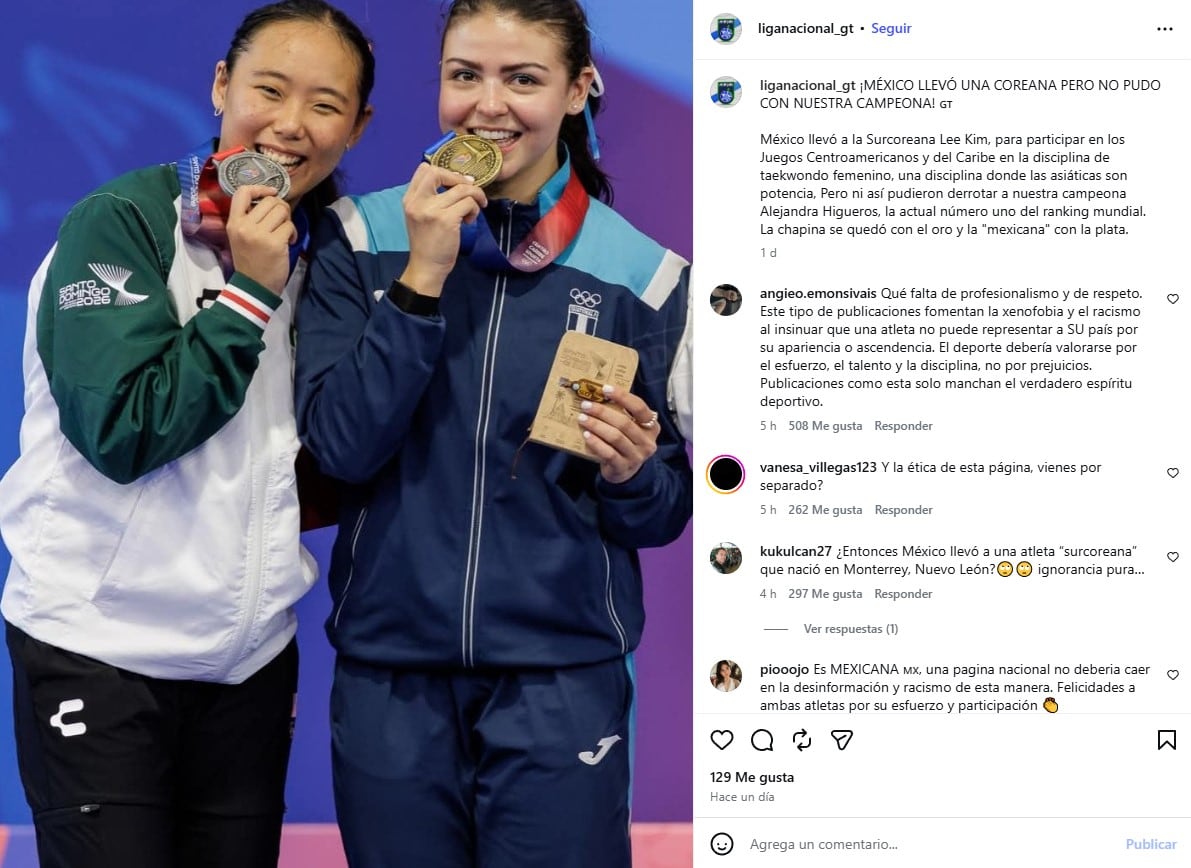 La burla de Guatemala a México por derrota de Cecilia Lee en Juegos Centroamericanos y del Caribe 2026