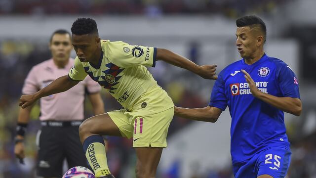 during the game Cruz Azul vs America, corresponding to day 13 of the Torneo Apertura 2019 of the Liga BBVA MX, at Azteca Stadium, on October 05, 2019.
<br><br>
durante el partido Cruz Azul vs America, correspondiente a la jornada 13 del Torneo Apertura 2019 de la Liga BBVA MX, en el Estadio Azteca, el 05 de Octubre de 2019.