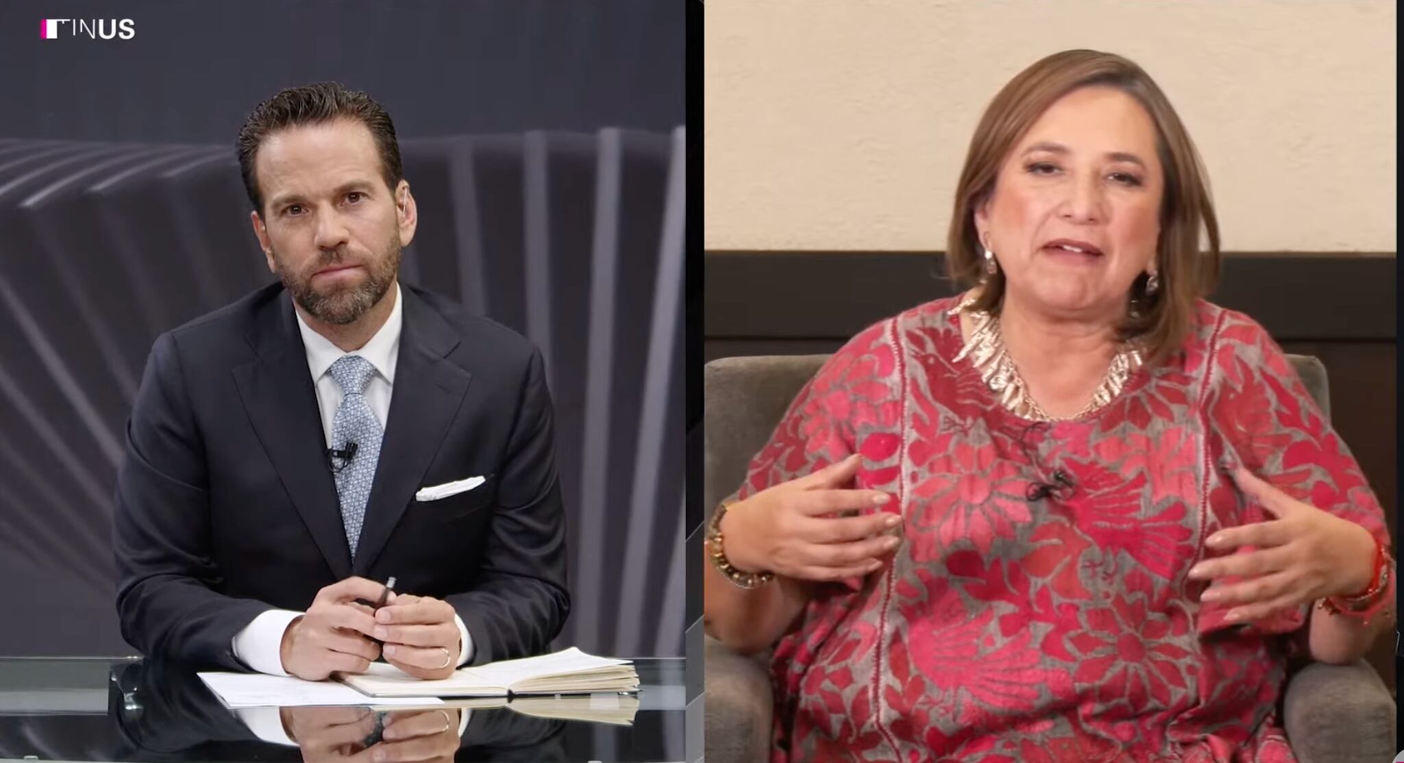 En entrevista con Latinus, Xóchitl Gálvez aseguró que Claudia Sheinbaum es la candidata de Morena