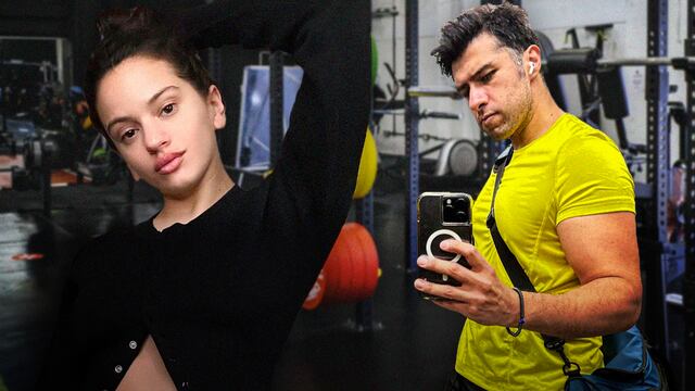 Rosalía fue grabada en el gimnasio por Ricardo Manjarrez