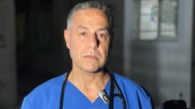 Doctor Hussam Abu Safiya, director de hospital en Gaza