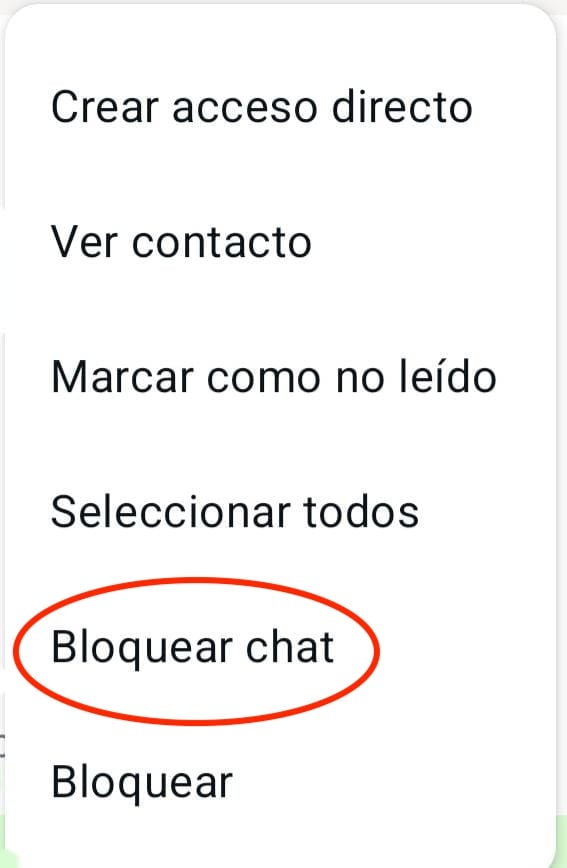 Cómo bloquear un chat en WhatsApp paso a paso