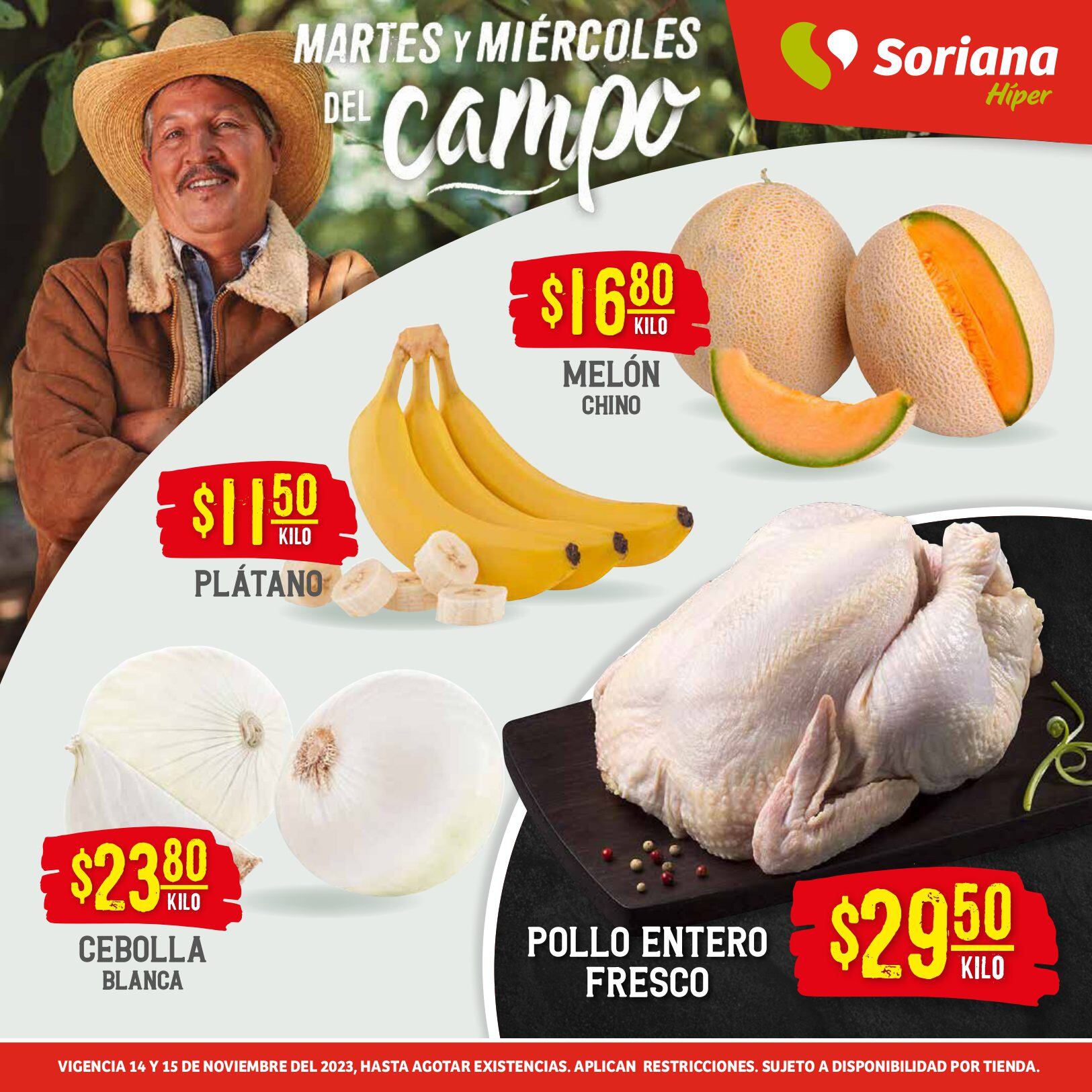 Las mejores ofertas del Martes y Miércoles del Campo Soriana