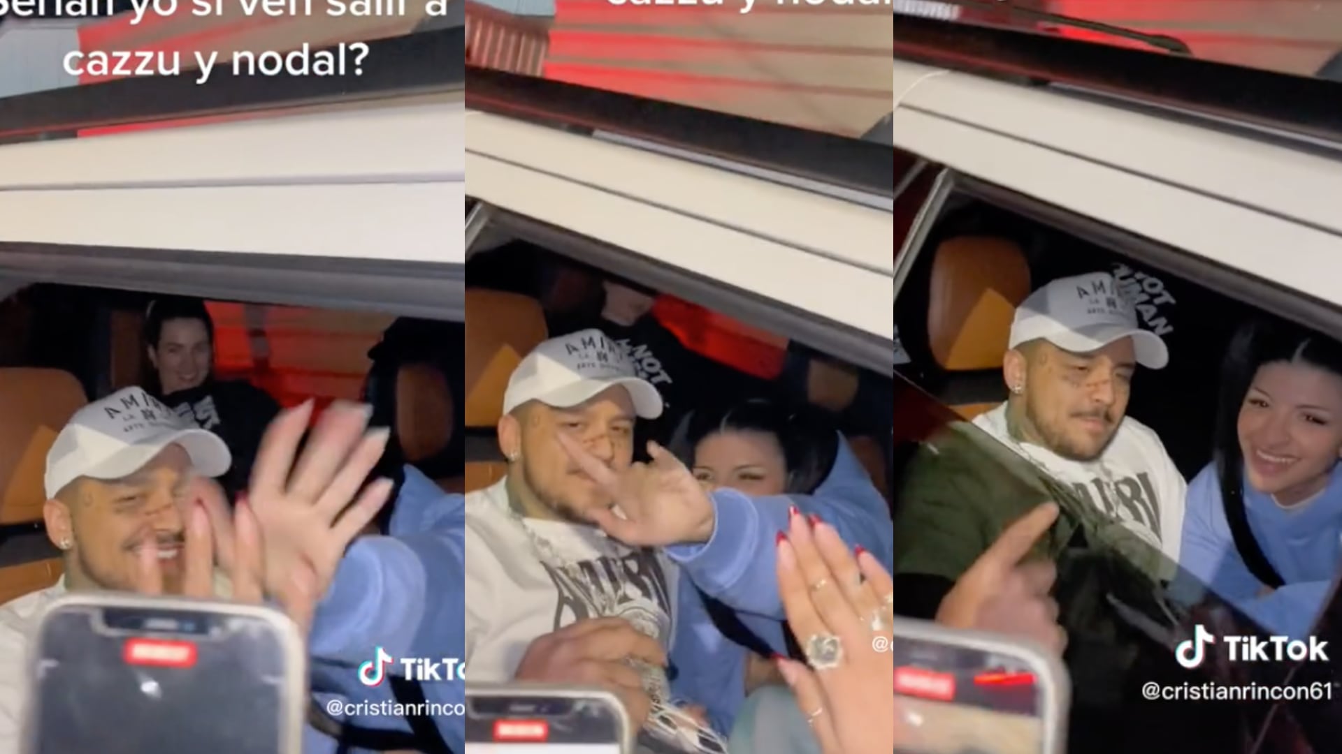 Christian Nodal fue ignorado por los fans de Cazzu.