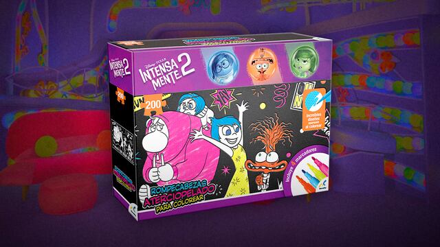 Rompecabezas de Intensamente 2 para colorear