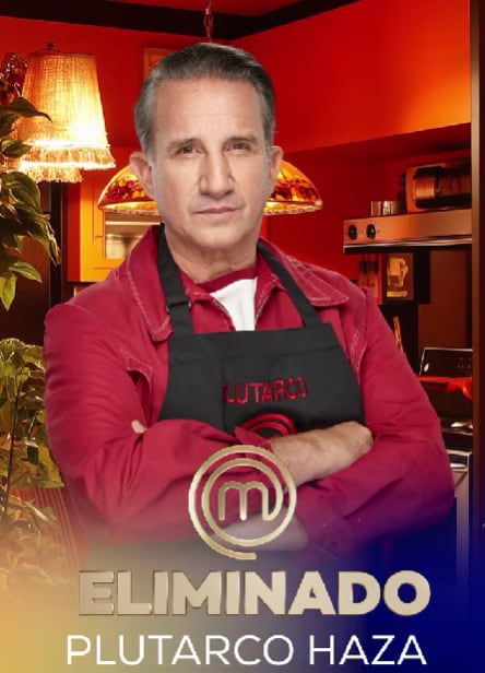 Plutarco Haza fue el decimocuarto eliminado de MasterChef Celebrity 2025