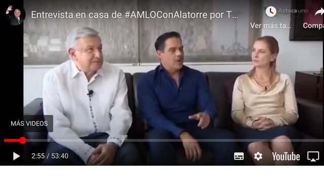 AMLO, su amigo Alatorre y Beatriz