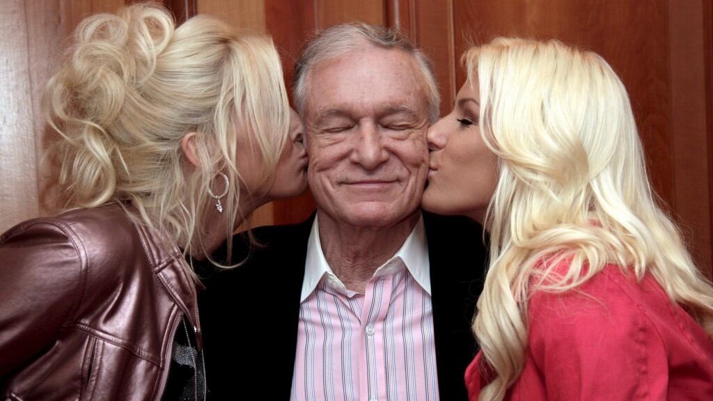 Hugh Hefner, dueño de Playboy.