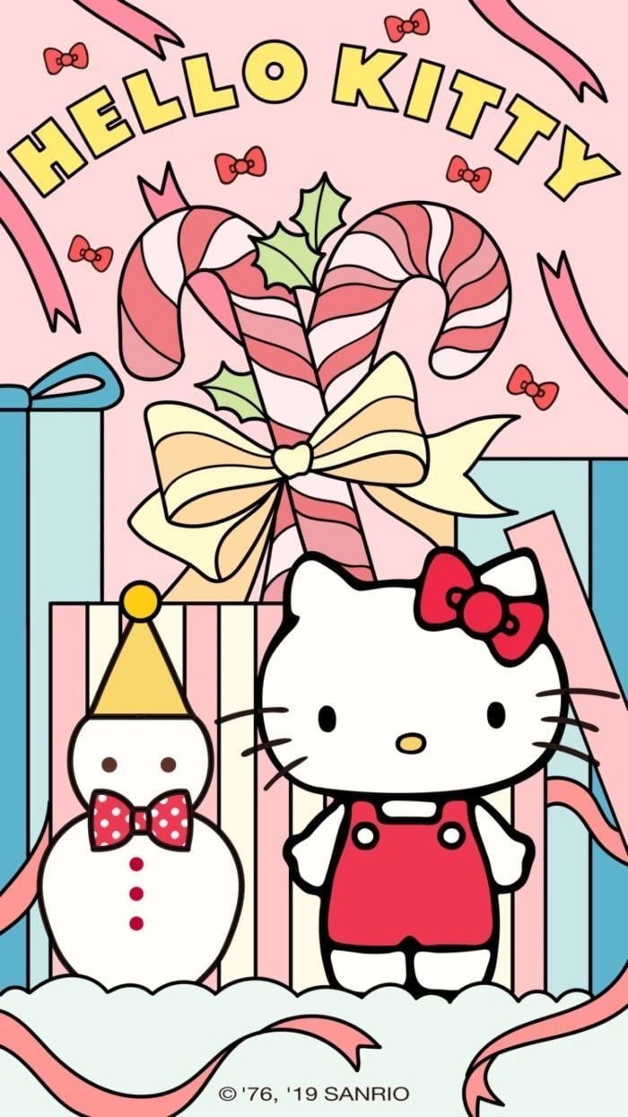 8 tarjetas navideñas de Hello Kitty para imprimir y regalar a tus seres queridos en Navidad