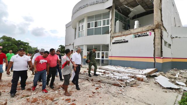 Gobierno de Michoacán evalúa daños por sismo