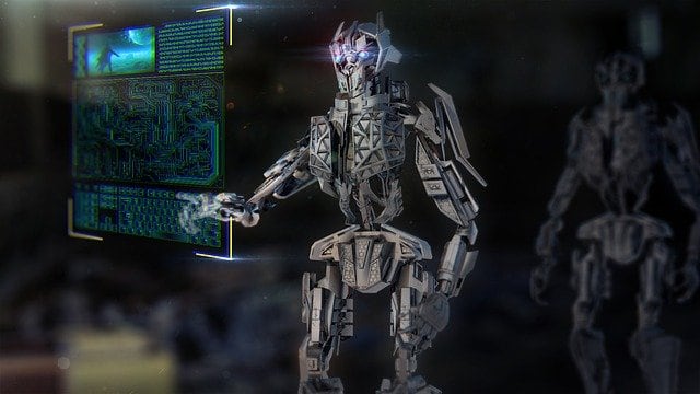 Robot con inteligencia artificial