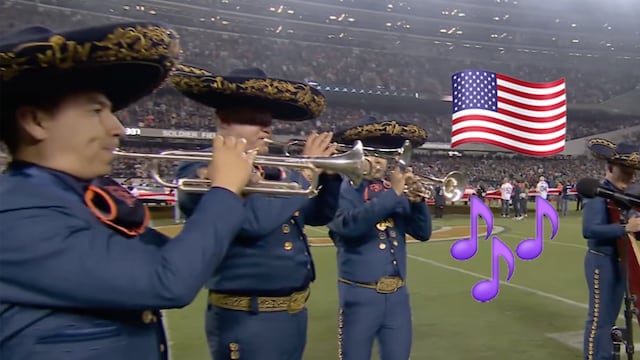 Así sonó el himno de Estados Unidos con mariachi en la NFL