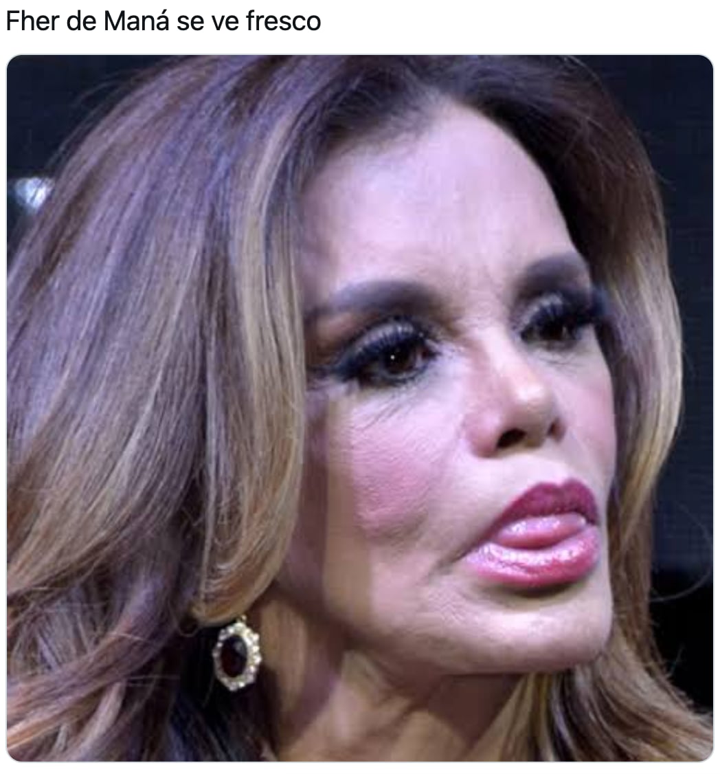 Memes del rostro de Fher de Maná