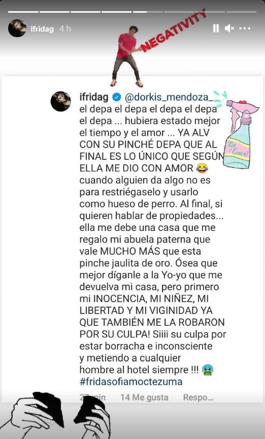 Frida Sofía acusa a Alejandra Guzmán