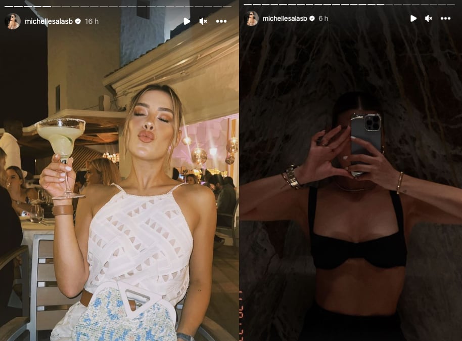 MIchelle Salas muestra su vientre plano y desmiente que esté embarazada