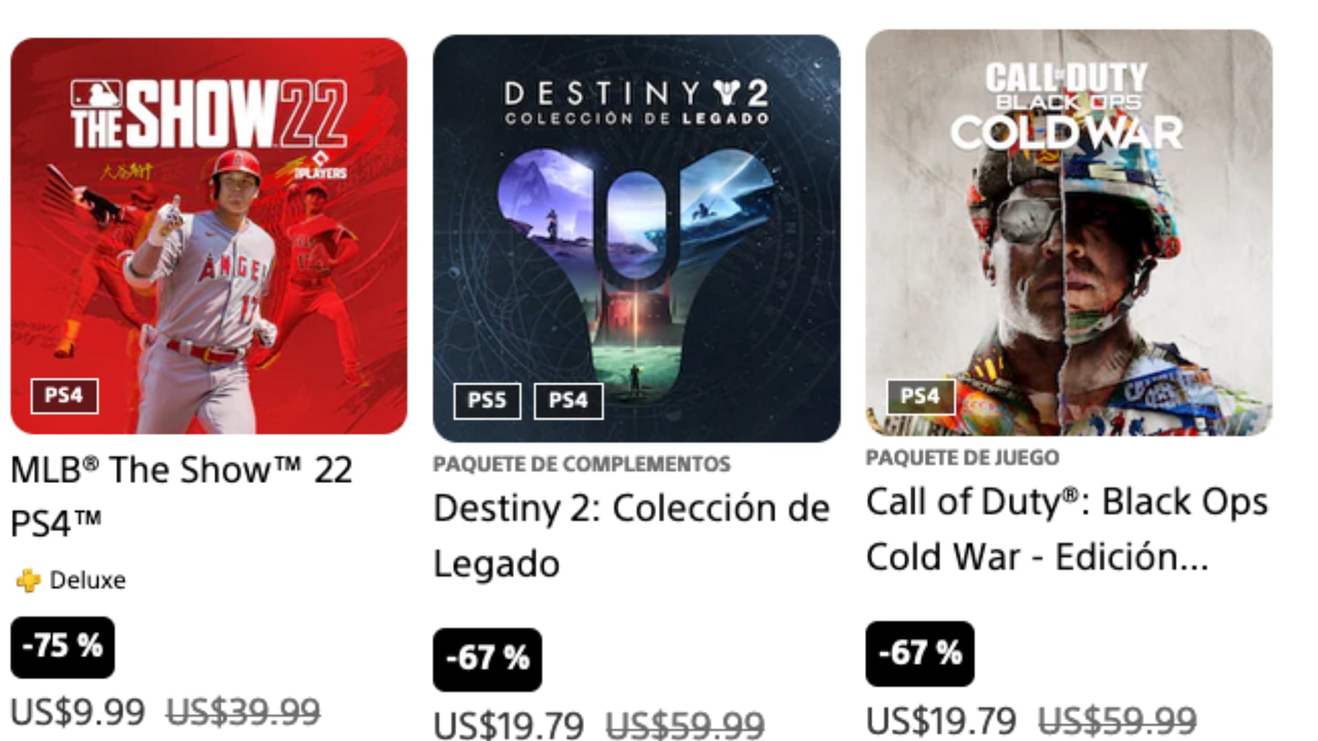 PlayStation: Descuentos en juegos por el Black Friday 2022.