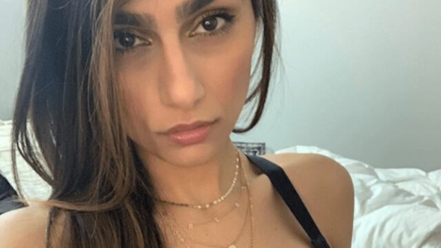 Mia Khalifa, exestrella porno.