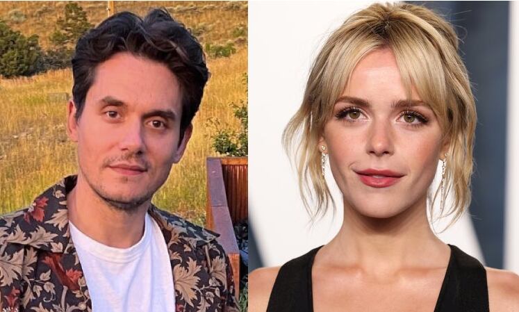 John Mayer y Kiernan Shipka