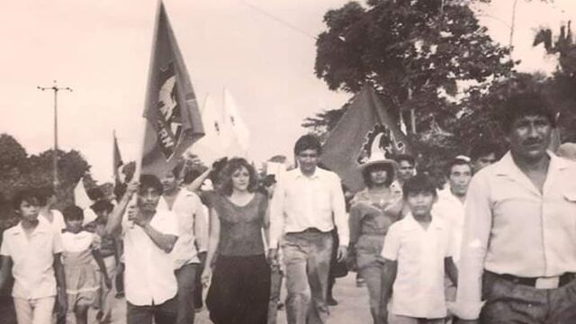 AMLO y Rocío Beltrán.