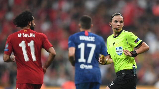 Frappart tuvo una buena participación en la Supercopa de Europa