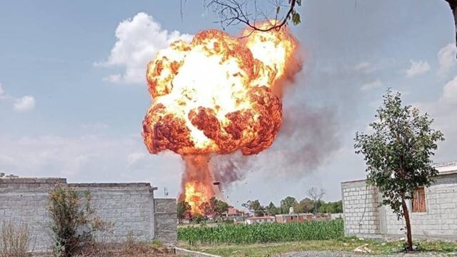 Explosión de ducto de Pemex
