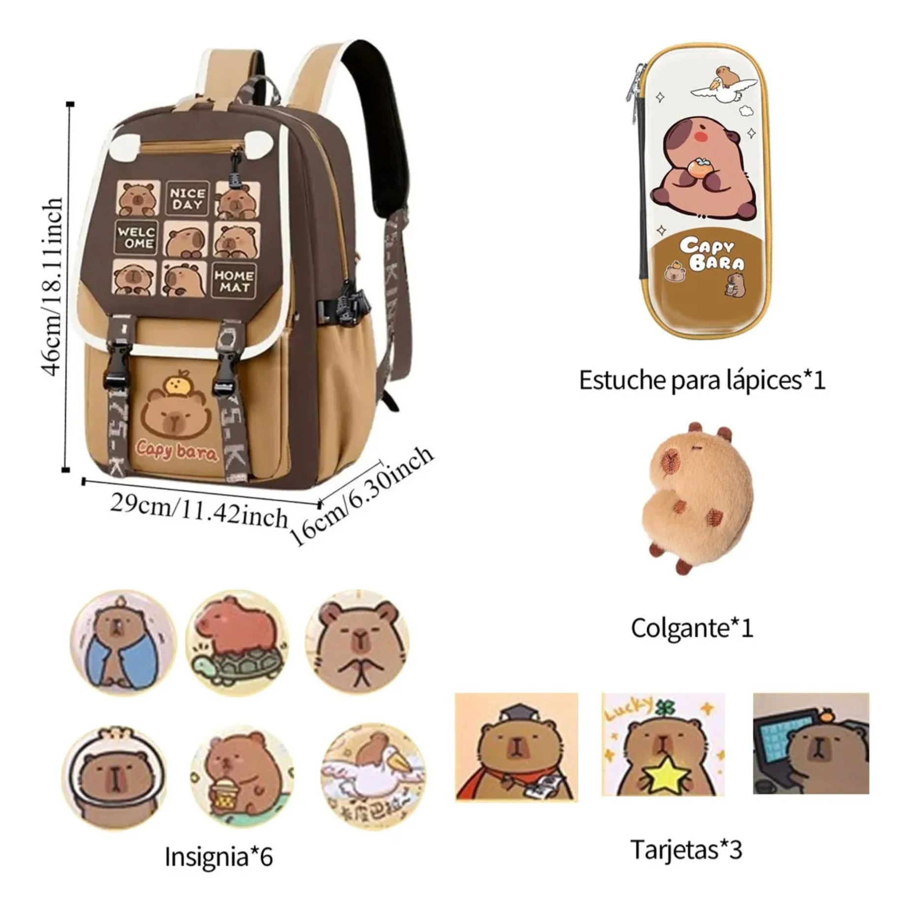 Mosca Hummer Ideas Sagitario Mochilas Escolares Capibara 2025 Para Niños Capibara Divertida Jóvenes