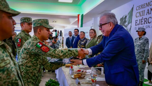 Rubén Rocha destaca al Ejército Mexicano como modelo de lealtad