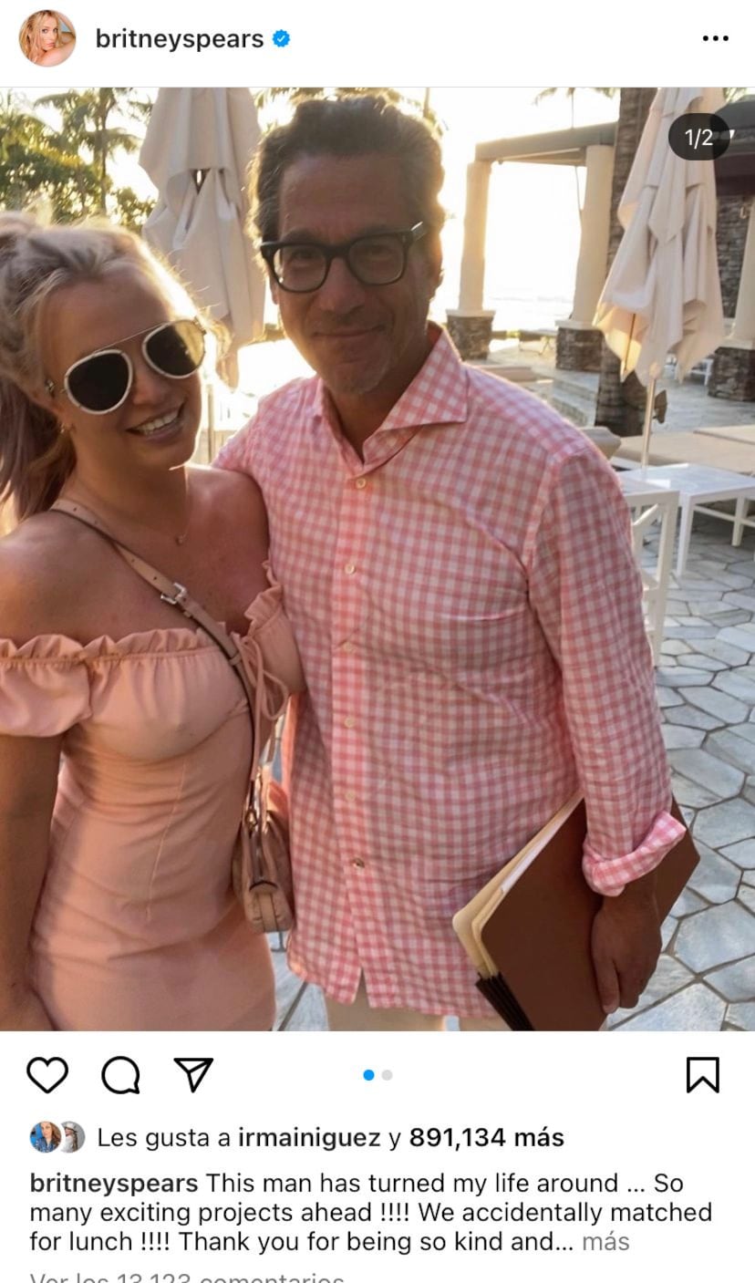 Britney y Mathew Rosengart