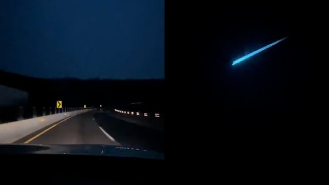 Reportan un supuesto avistamiento de meteorito en México