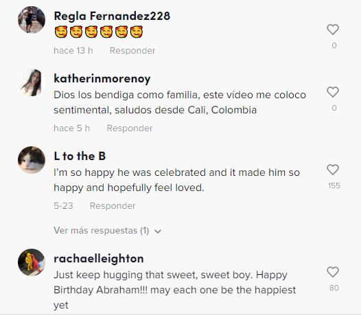 Reacciones al TikTok del hijo adoptivo que llora por su pastel de cumpleaños