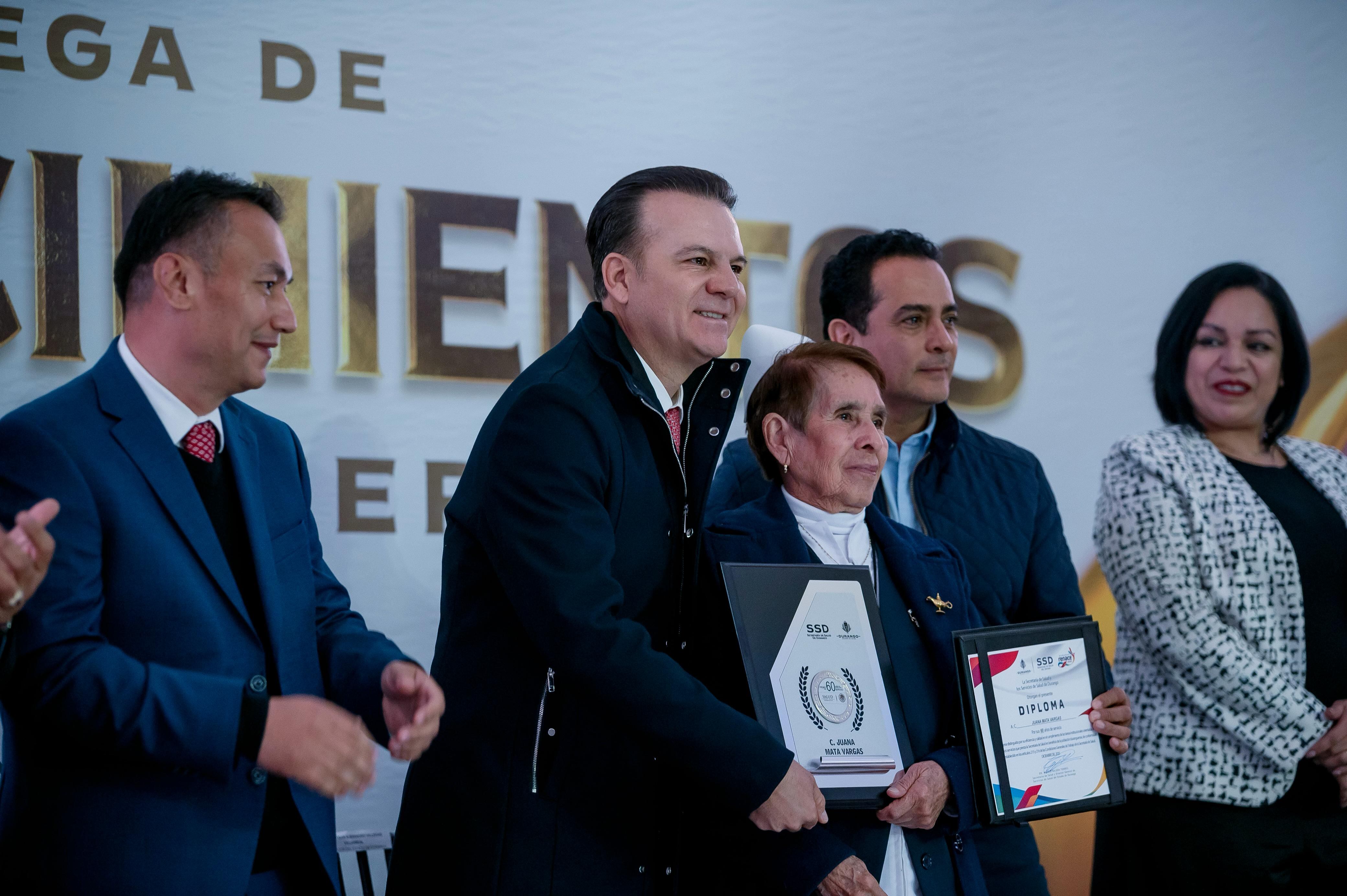 Durango reconoce la vocación de más de 500 trabajadores del sector salud.