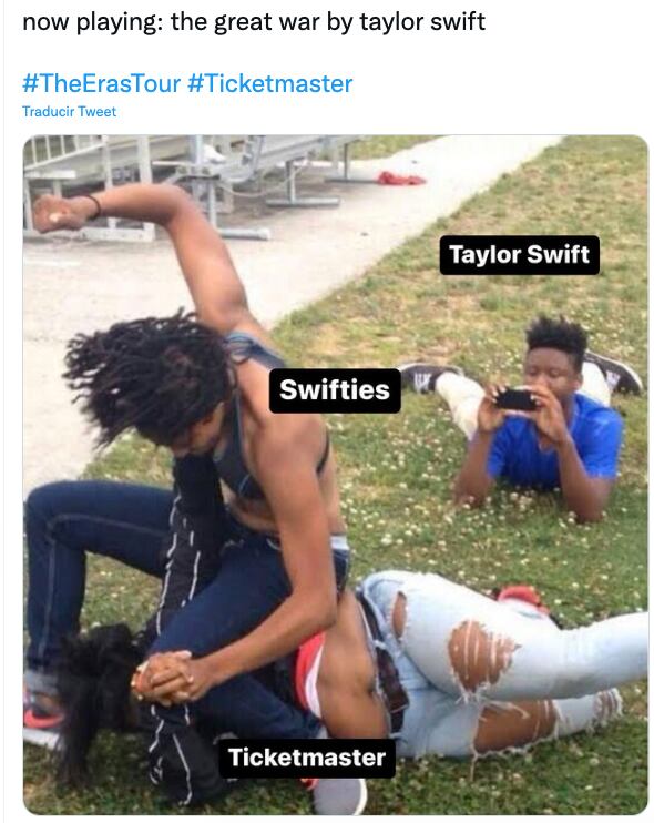 Caos en Ticketmaster por los boletos de Taylor Swift provoca memes en redes